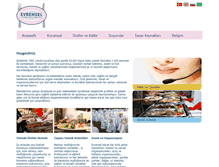 Tablet Screenshot of evrenselcatering.com.tr